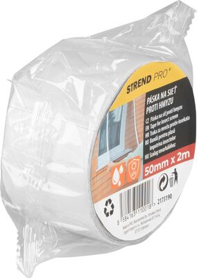 Strend Pro opravná páska na sieťky proti hmyzu 50mm, L-2m, šedá