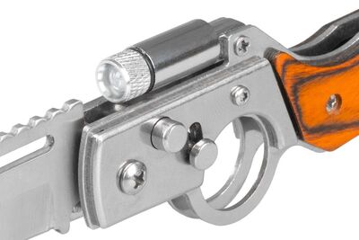 Strend Pro XL121901 skladací nožík s LED svetlom, 210mm