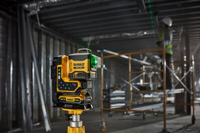 DeWalt DCLE34035D1 krížový laser zelený 3x360° s diaľkovým ovládaním 18V 1x2,0Ah aku
