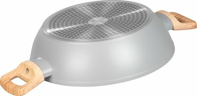 MagicHome Harmony hrniec plytký so sklenenou pokrievkou, 26 cm
