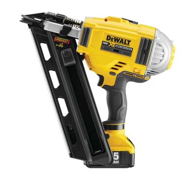 DeWalt DCN695P2 aku klincovačka do dreva 18V 2x5,0Ah aku