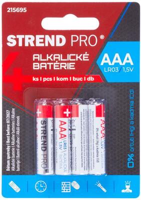 Strend Pro, alkalické batérie LR03 AAA, 4 ks, 215695