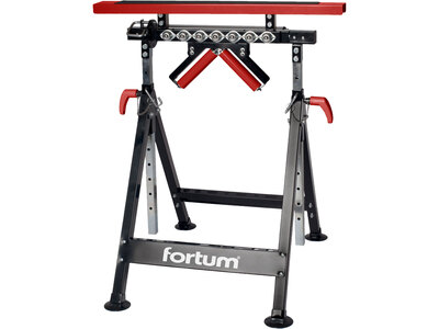 Fortum pracovní podstavec univerzální "koza" 4v1, max. 200kg, nastavitelná výška 4759985