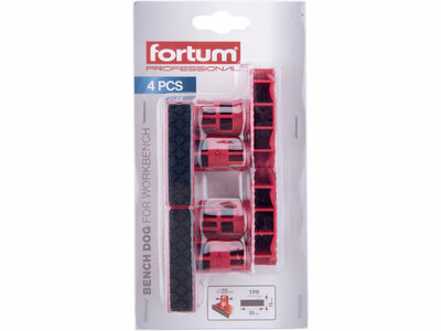 Fortum zarážky na uchytenie materiálu pre pracovný stôl, 4ks, uchytenie ø20mm