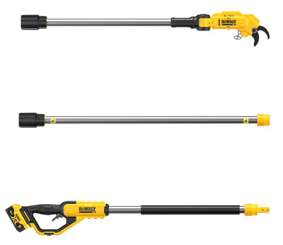 DeWalt DCMPP569N aku nožnice na konáre teleskopické max 38mm 18V bez aku