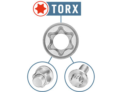 Extol Premium nástrčné kľúče E-TORX, 1/4'', E5-E18, 9ks, 8818115