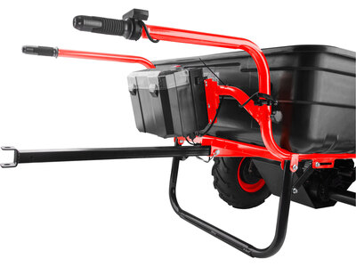 Extol Premium aku vozík dvoukolový, 1x 40V/6Ah, 225l, max. 400kg, 8891592