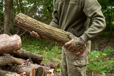 Strend Pro Camo pracovné rukavice camouflage, veľkosť 9/L