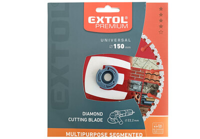 Extol Premium diamantový rezný kotúč na rôzne materiály 230mm, 8803004