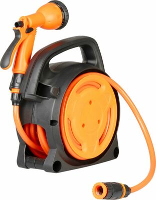 Strend Pro Garden, navíjač so záhradnou hadicou, pištoľ, 10m, 5/16", 2560033