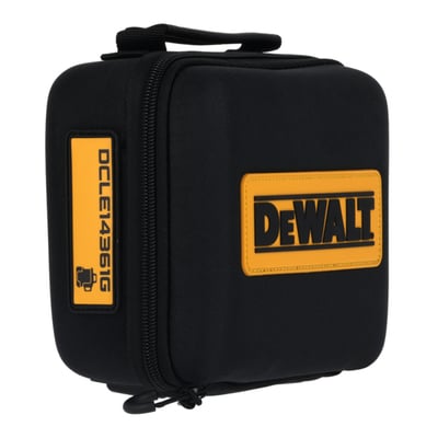 DeWalt DCLE14361GB zelený krížový laser 3× 360° USB-C