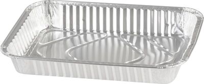 MagicHome grilovací miska hliníková 31,5x21,3x4,4 cm, 3 ks