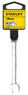 Stanley očkoplochý kľúč račňový 18mm STMT89918-0