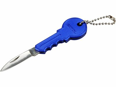 Extol Craft zatvárací nôž - prívesok v tvare kľúča 91394