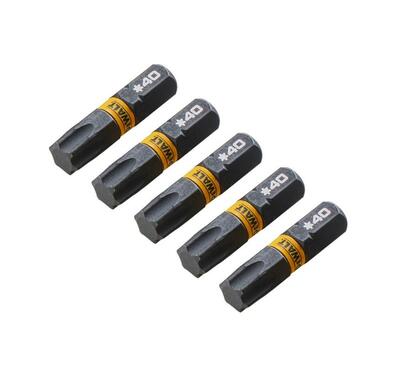 DeWalt DT7373T Impact Torsion nástavce pre rázové uťahovače Torx T40 25mm 5ks