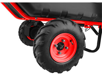 Extol Premium aku vozík dvoukolový, 1x 40V/6Ah, 225l, max. 400kg, 8891592