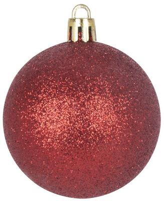 Gule MagicHome Vianoce, 20 ks, 6 cm, červené, na vianočný stromček