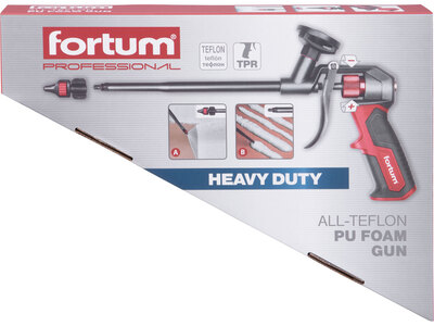 Fortum pistole na aplikaci PUR pěny s tryskou na široký rozstřik, teflonový povrch, 4770831