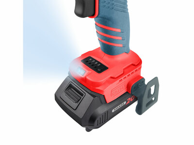 Extol Premium SHARE20V aku rázový uťahovák bezuhlíkový 1/4", 230Nm, 20V 1x2,0Ah aku