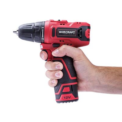 Worcraft CD-12LiA aku vŕtačka 12V, 2x1,3Ah aku 113113