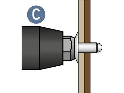 Extol Premium Share20V aku nitovacia pištoľ, 3,2-4,8mm, bez aku 8891869