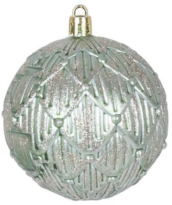 Gule MagicHome Vianoce, 12 ks, 8 cm, ružovo - zelené, na vianočný stromček