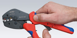 Knipex MultiCrimp® lisovacie kliešte s vymeniteľným zásobníkom 97 33 02