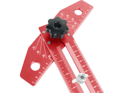 Fortum hliníkový uholník posuvný, 35x19cm, nastaviteľný uhol, 4784110