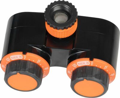 Strend Pro Garden, časovač - rozbočovač záhradný, 2-way, 2560032