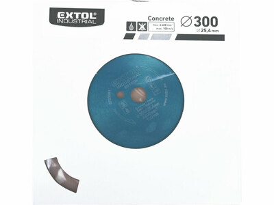 Extol Industrial diamantový rezný kotúč na stavebné materiály 300x25,4x3,2mm 8703081