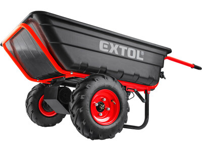 Extol Premium aku vozík dvoukolový, 1x 40V/6Ah, 225l, max. 400kg, 8891592