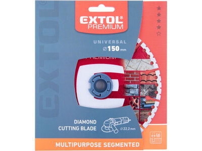 Extol Premium diamantový rezný kotúč na rôzne materiály 150mm, 8803002