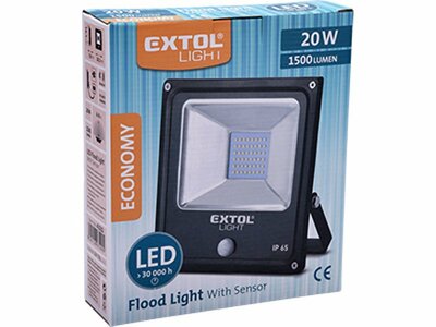 Extol Light svítidlo LED s pohybovým senzorem 43232