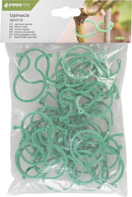 Strend Pro Garden upínací spona k oporným tyčím 57x40 mm, bal. 40 ks