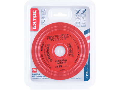 Extol Premium kotúč rezný diamantový na sklo a keramiku 115mm, P50-60, 8803072