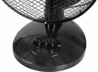 Strend Pro stolový ventilátor, čierny, 23 cm, 25 W