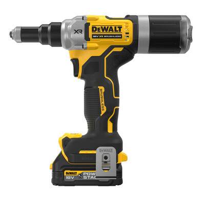 DeWalt DCF414E2GT aku nitovačka 18V, 2x1,7Ah aku Powerstack