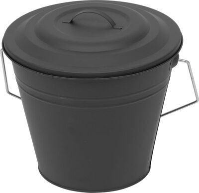 Strend Pro popelnice s víkem 12 litrů, 30x25 cm