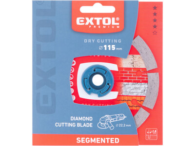 Extol Premium diamantový řezný kotouč segmentový, ø115x1,8mm 8803011