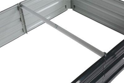 Strend Pro Garden, vyvýšený kovový záhon 120x90x30 cm, 3D dizajn, 2172893