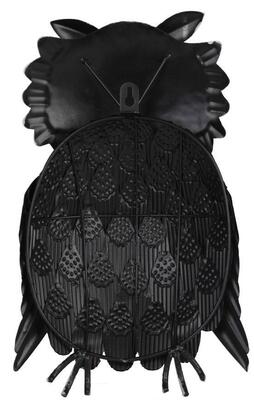 Dekoracia Mecco 1646, Sova závesná, 33 cm, plech