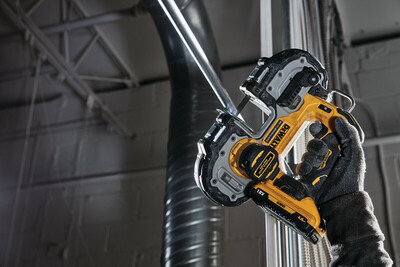 DeWalt DCS377N aku pásová píla kov 46mm 18V bez aku