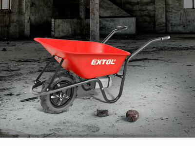 Extol Premium fúrik na akumulátorový pohon, 80L, max. 150kg, 6km/h, aku 40V/6Ah, 8891590