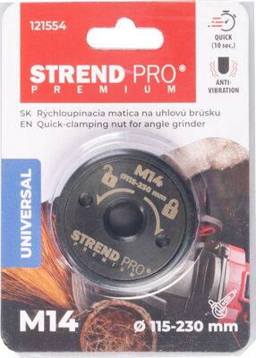 Strend Pro Premium rychloupínací matice do úhlové brusky 115-230mm, prášková metalurgie