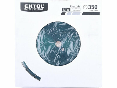 Extol Industrial diamantový rezný kotúč na stavebné materiály 350x25,4x3,2mm 8703082