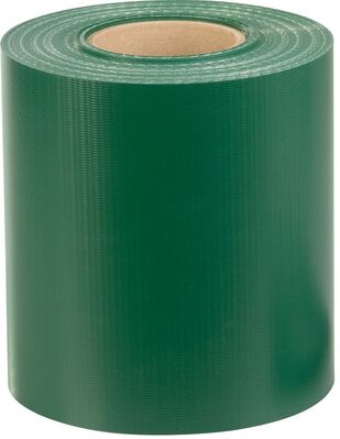 Strend Pro EUROSTANDARD, krycia páska na plotové panely 19cm, L-26m, zelená