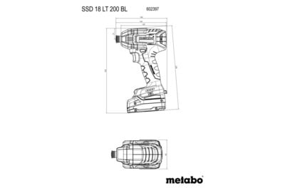 Metabo aku sada náradia aku vŕtačka + aku rázový uťahovák 18V 2x2,0Ah aku 685193000