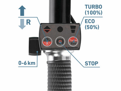 Extol Premium transportér s elektrickým pohonom, 400kg, 200l, 48V/15Ah, 8891591