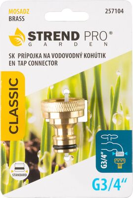 Strend Pro mosadzná rýchlospojka, vnútorný závit 3/4"