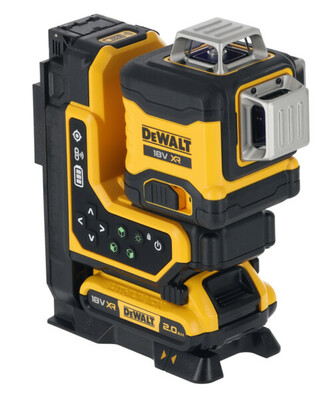 DeWalt DCLE34035D1 krížový laser zelený 3x360° s diaľkovým ovládaním 18V 1x2,0Ah aku